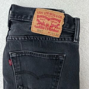 Levi Black 501s